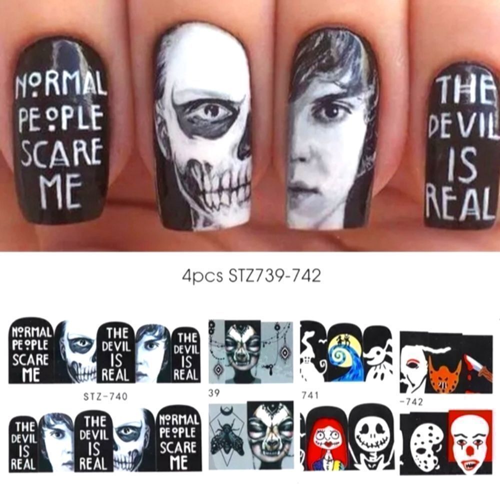 💕 $5 Bundled Horror Movie Nail Decals